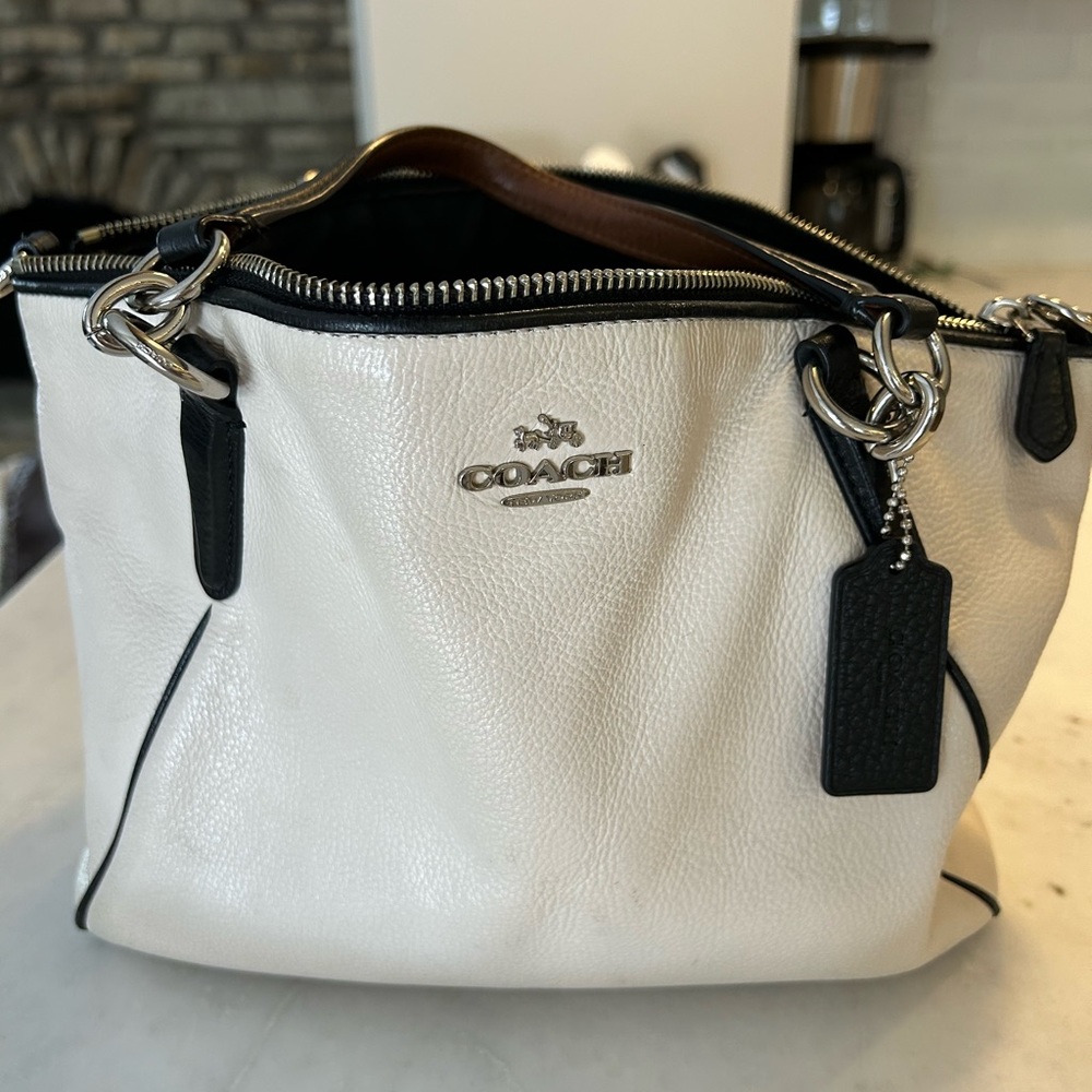 White coach purse
